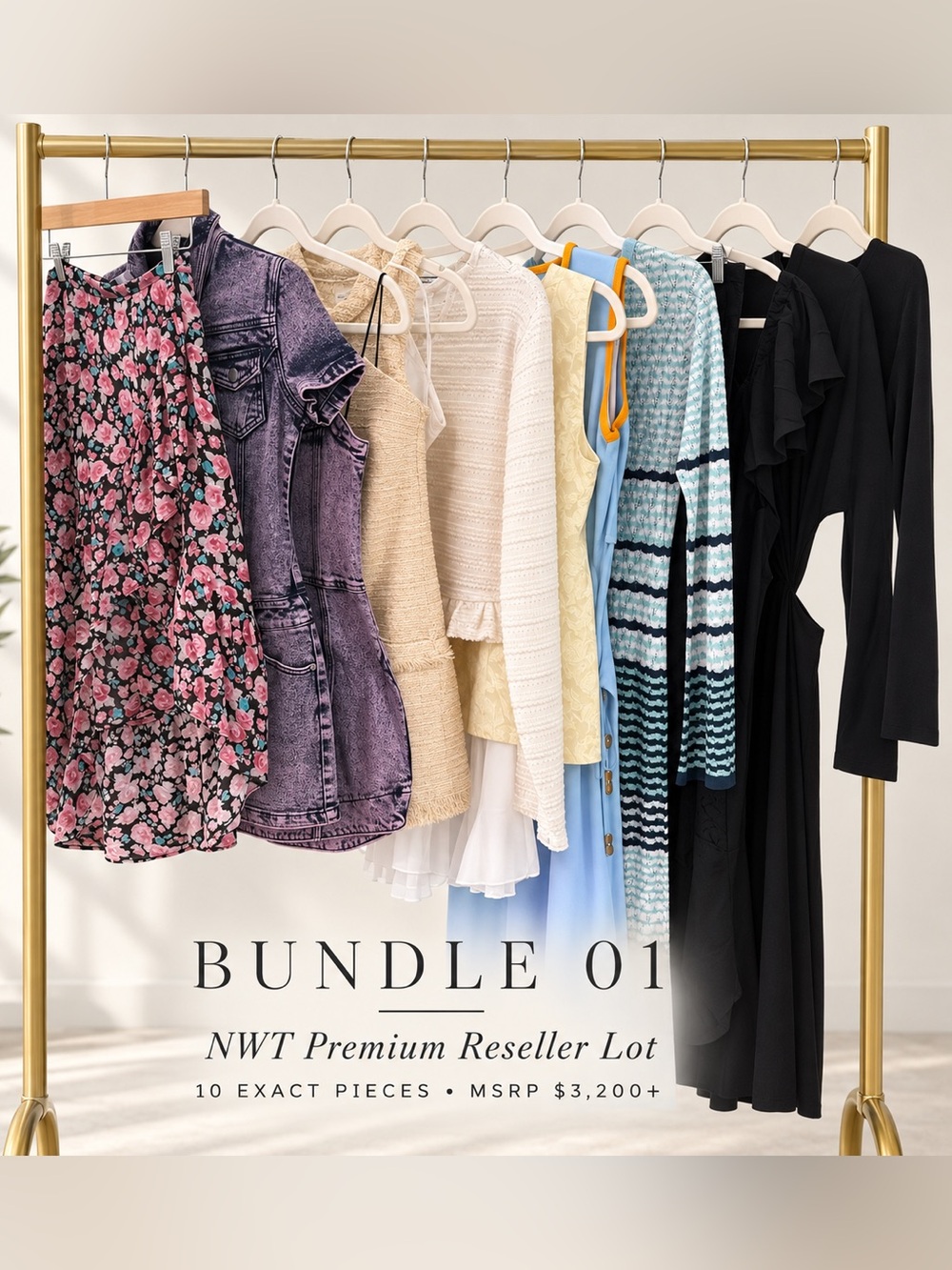 10 Pc NWT Premium Reseller Lot | Exact Items Shown | $3,200 MSRP